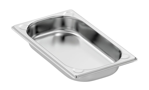 Tavă de inox (suprafață mată) GN1/4 h 40 mm - Img 3