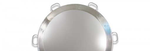 Tigaie paella inox, 182 litri, lucrată manual CBC Bellvis - Img 2