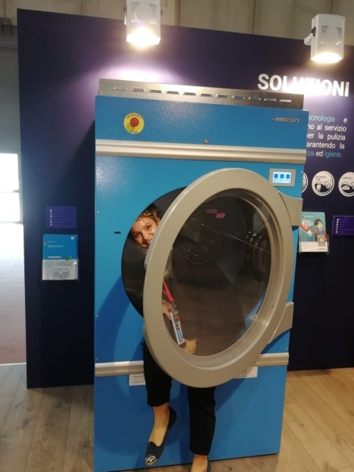 Uscător de rufe profesional Imesa, 55 kg tip încălzire electric - Img 5