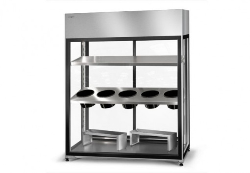 Vitrina frigorifica pentru flori L 2200 mm cu 1 raft reglabil - Img 4