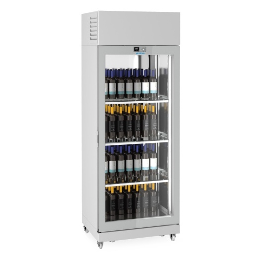 Vitrină frigorifică pentru vin 850x2300 mm, 4 fețe sticlă, Infrico - Img 3
