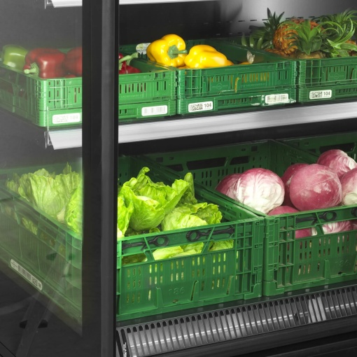 Vitrină frigorifică Supermarket 770 Litri cu ușă de sticlă, Tefcold - Img 3