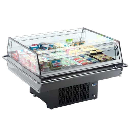 Vitrină frigorifică tip insulă, 1106x954 mm, magazin sau supermarket, Infrico - Img 5