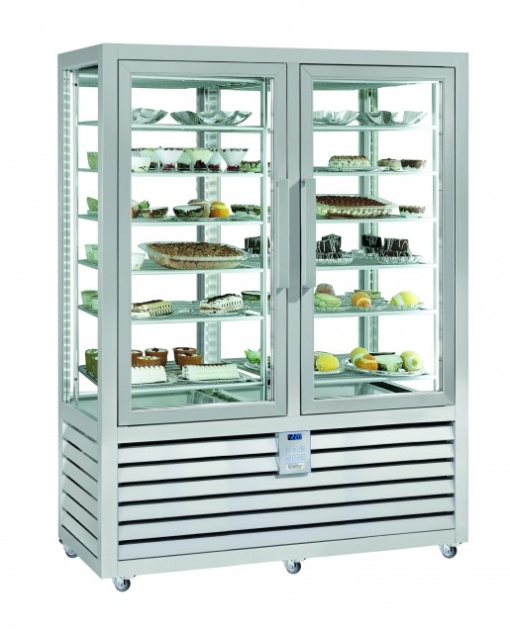 Vitrina frigorifica verticala pentru inghetata 2 usi, 848 L