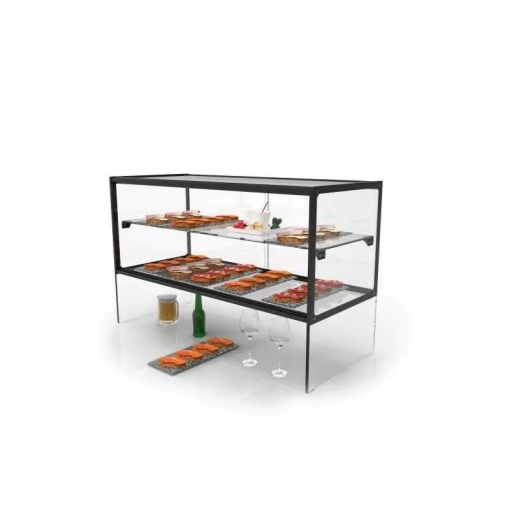 Vitrină neutră cu iluminare LED Zeppelin, 920x390x635 mm, Sayl - Img 2