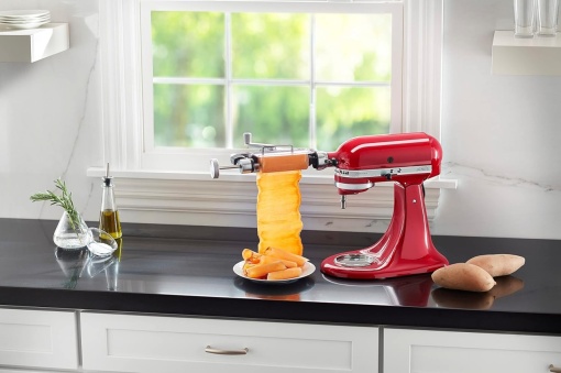Accesoriu KitchenAid pentru tăiat foi legume și fructe, cu 2 lame - Img 6