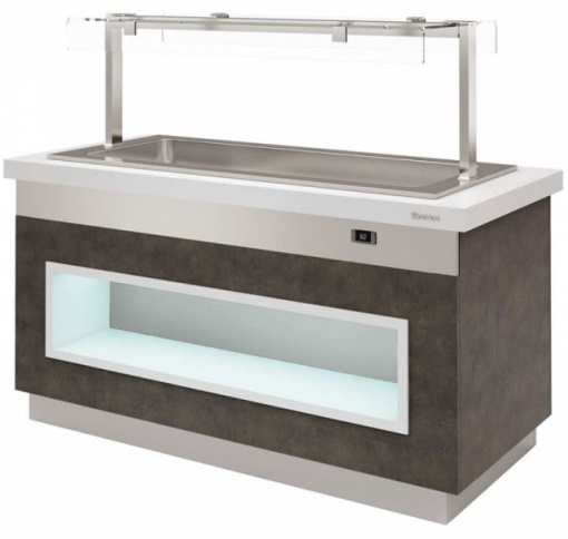 Bufet cald SELF-SERVICE 1700x1000x900 h mm , 4xGN1/1 - Img 2