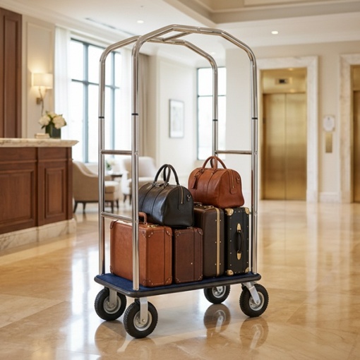 Cărucior Hotel transport valize și haine, Forcar - Img 4