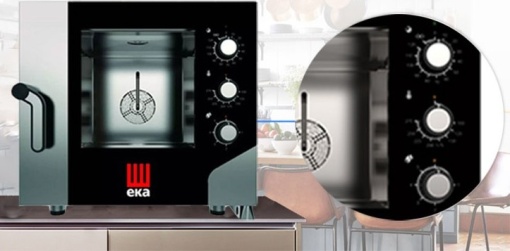 Cuptor electric combisteamer 5 tăvi GN2/3 electromecanic, Evolution Eka Italia - Img 6