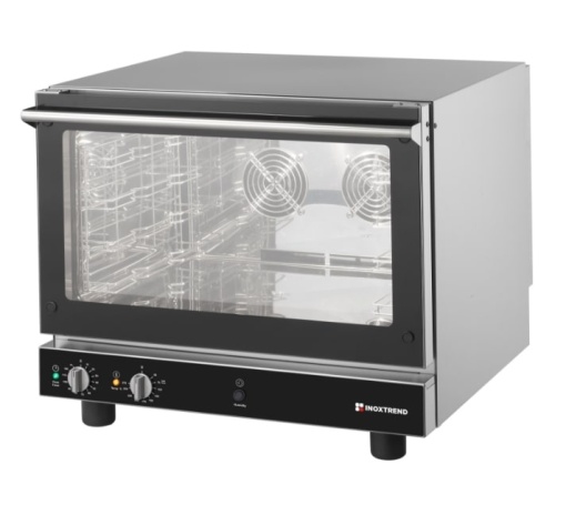 Cuptor electric covencție cu umidificare, electromecanic, 4 tăvi GN1/1 sau 60x40 cm, ToGo Inoxtrend - Img 8