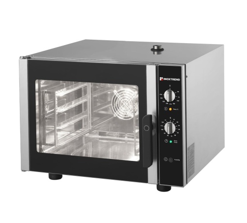 Cuptor electric cu convecție, electromecanic, 4 tăvi 460x340mm, Verso Basic Inoxtrend - Img 6