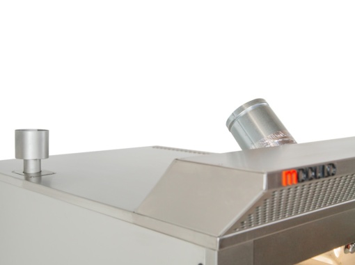 Cuptor electric panificație patiserie cu 2 vetre h24 cm (6 tăvi pe vatră), hotă și dospitor - Img 3