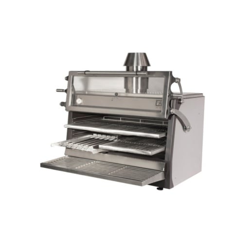 Cuptor pentru Steak pe cărbuni, deschidere verticală, Pira 120 Silver ED - Img 3