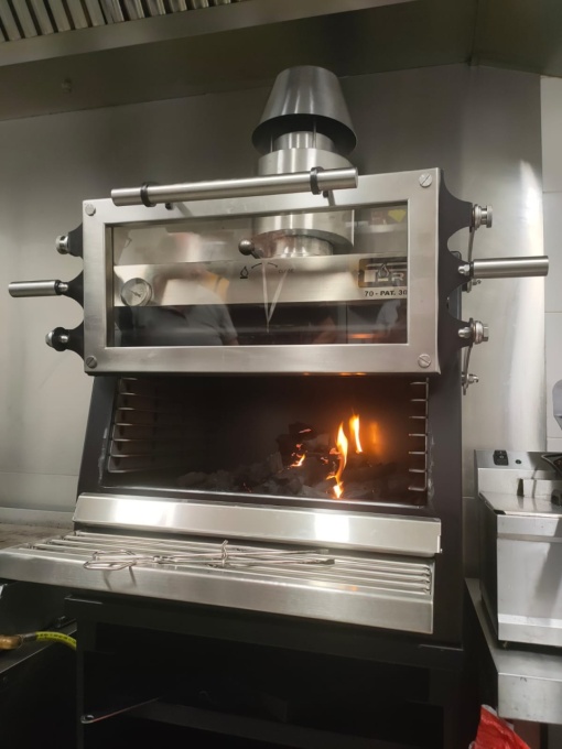 Cuptor pentru steak pe cărbuni, deschidere verticală, Pira 70 LUX ED - Img 13
