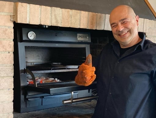 Cuptor pentru Steak pe cărbuni, Pira 70 Black AB - Img 11