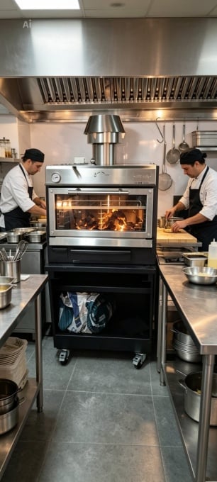 Cuptor pentru Steak pe cărbuni, Pira 80 LUX AB - Img 14