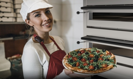 Cuptor pizza PYRALIS, 4+4 pizze de 34cm, mecanic Pizza Group - Img 3
