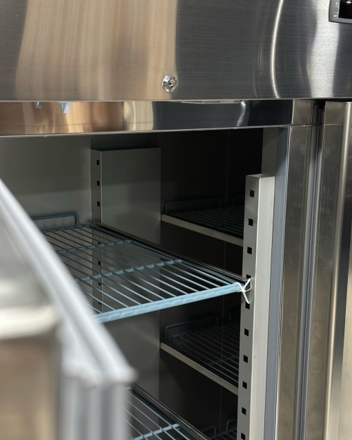 Dulap de congelare inox 650 Litri și roți, Hurakan - Img 3