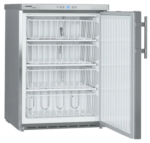 Dulap de congelare, răcire statică, 133 litri, inox, congelator Liebherr - Img 5