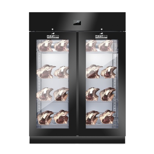 Dulap frigorific păstrare carne maturată cu ușă sticlă, 150 kg, STORAGE GREEN 700 BLACK - Img 3