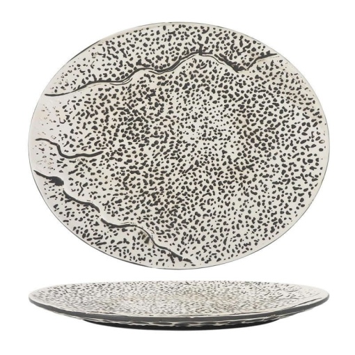 Farfurie de servire ovală deosebită 24x20 cm, set de 6 bucăți, Teide - Img 2