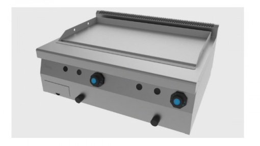Fry top electric , de banc, cu suprafata neteda, 800x600 mm