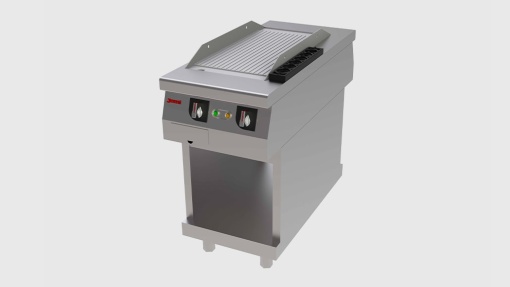 Fry top electric striat 45x100 mm, Jemi - Img 2