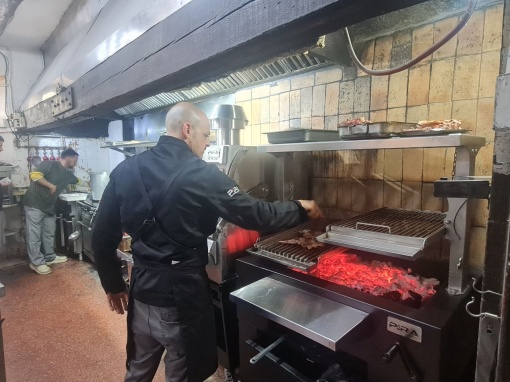 Grătar profesional Barbeque pentru Steak pe cărbuni, PIRA BBQ Combi Lux 110 - Img 10