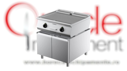Grill dublu electric cu placă netedă, compartiment inferior neutru închis, Sfera by Desco