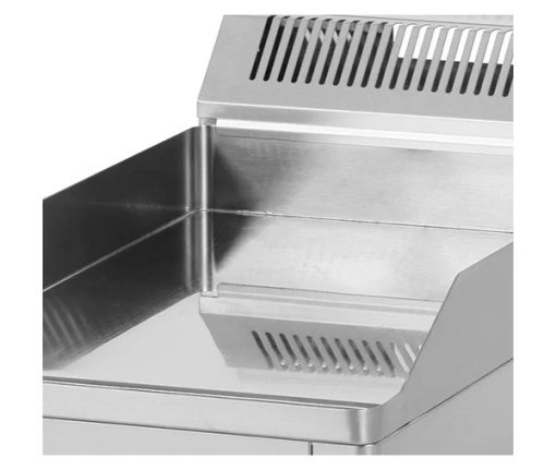 Grill simplu electric CROMAT cu placă netedă, pe suport deschis - Img 4
