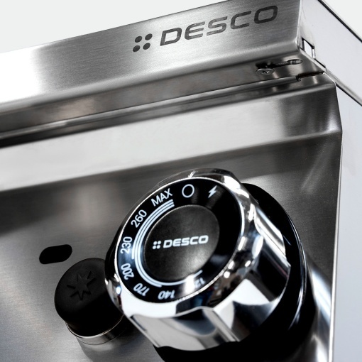 Grill simplu electric cu placă netedă și dulap neutru deschis, Desco Italia - Img 7