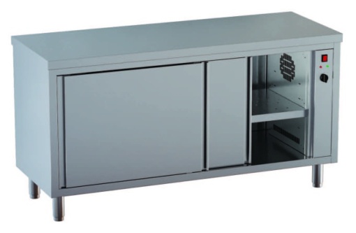 Masă caldă tip dulap cu uși glisante, 1800x700 mm - Img 2