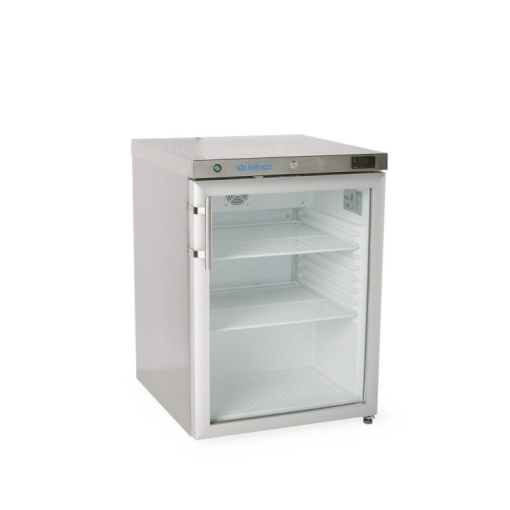 Minifrigider profesional cu ușă de sticlă, minibar hotel, restaurant, cafenea 150 litri, Infrico - Img 3