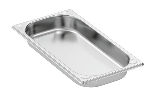 Tavă de inox (suprafață mată) GN1/3 h 40 mm - Img 3