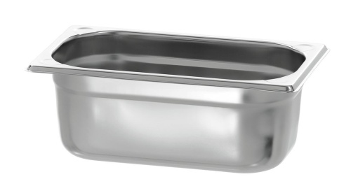Tavă de inox (suprafață mată) GN1/4 h 100 mm - Img 2
