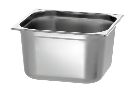 Tavă de inox (suprafață mată) GN2/3 h 200 mm - Img 2