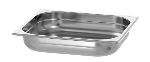 Tavă de inox (suprafață mată) GN2/3 h 65 mm - Img 3