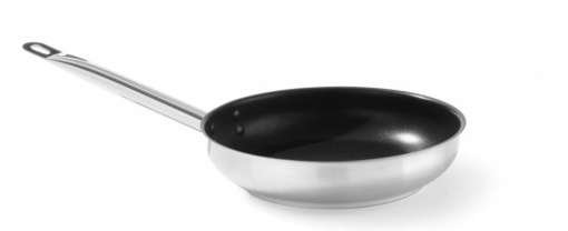 Tigaie profesională inox cu strat Anti-aderent 32x5,5 cm, Hendi - Img 3