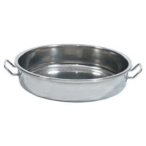 Vas strecuratoare din inox cu doua toarte 9 lt