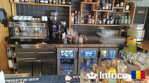 Vitrină frigorifică bar cu 1 ușă Infrico Spania - Img 2