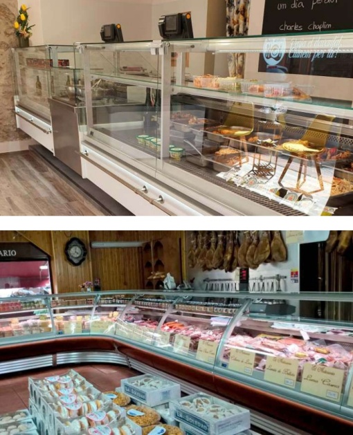 Vitrină frigorifică de expunere 1250x1220 mm, magazin sau supermarket, Infrico - Img 3