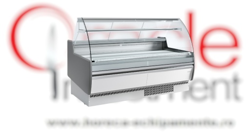 Vitrină frigorifică de expunere inox, 1622x1300 mm, Infrico