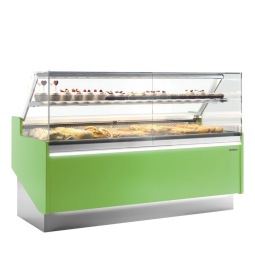 Vitrină frigorifică de expunere prăjituri, inox 1562x1305 mm, patiserie, cofetărie sau brutărie Infrico - Img 8