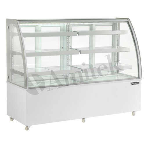 Vitrină frigorifică pentru cofetărie/patiserie, 182x68x141 cm, Amitek - Img 3