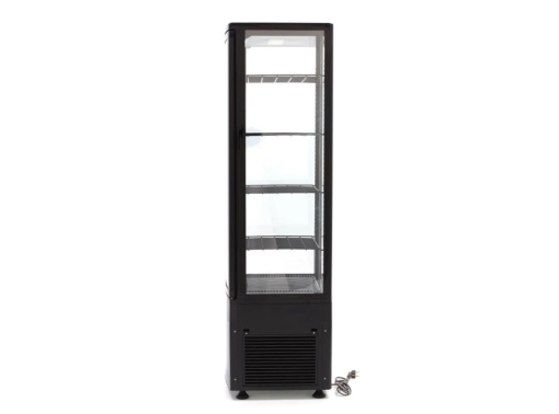 Vitrină frigorifică verticală 235 Litri, neagră - Img 3