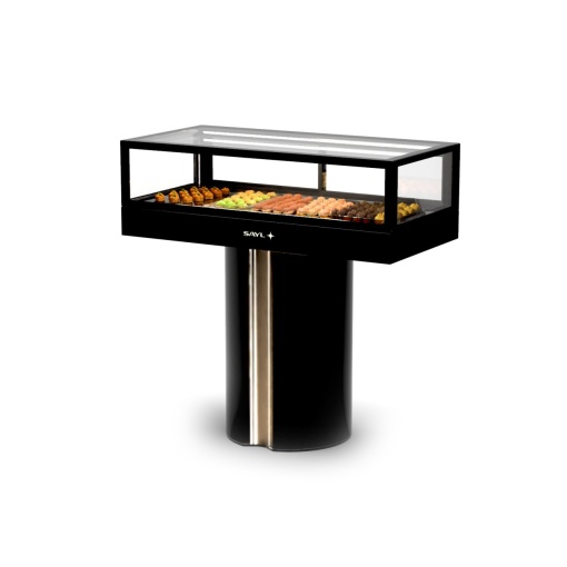 Vitrină neutră Integra T 1000x600x1200 mm, IN120/20-120TN Sayl - Img 5