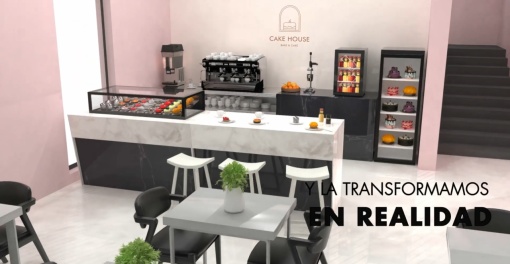 Vitrină neutră pentru patiserie 920x330x215 mm, Sayl - Img 6