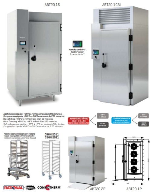 Abatitor Blast chiller ROLL IN, 2747 litri, Infrico - Img 2