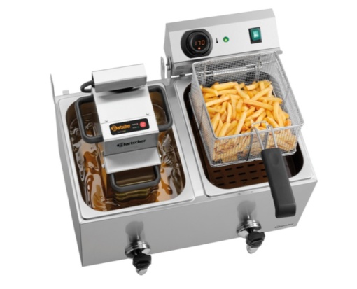 Aparat profesional pentru filtrarat ulei și grăsime uzată, Bartscher TK60 - Img 7