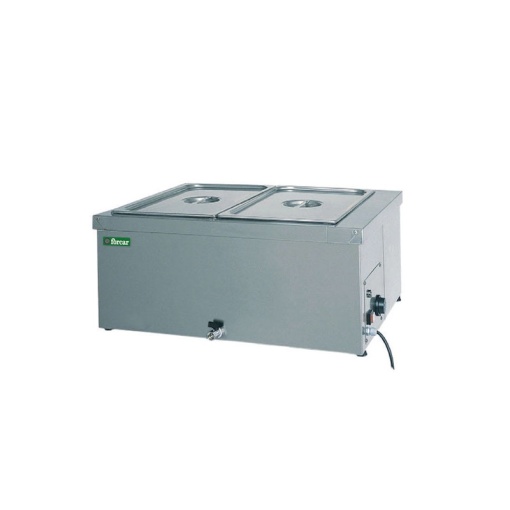 Bain Marie cu boiler dublu, 2x GN1/1, Forcar - Img 2